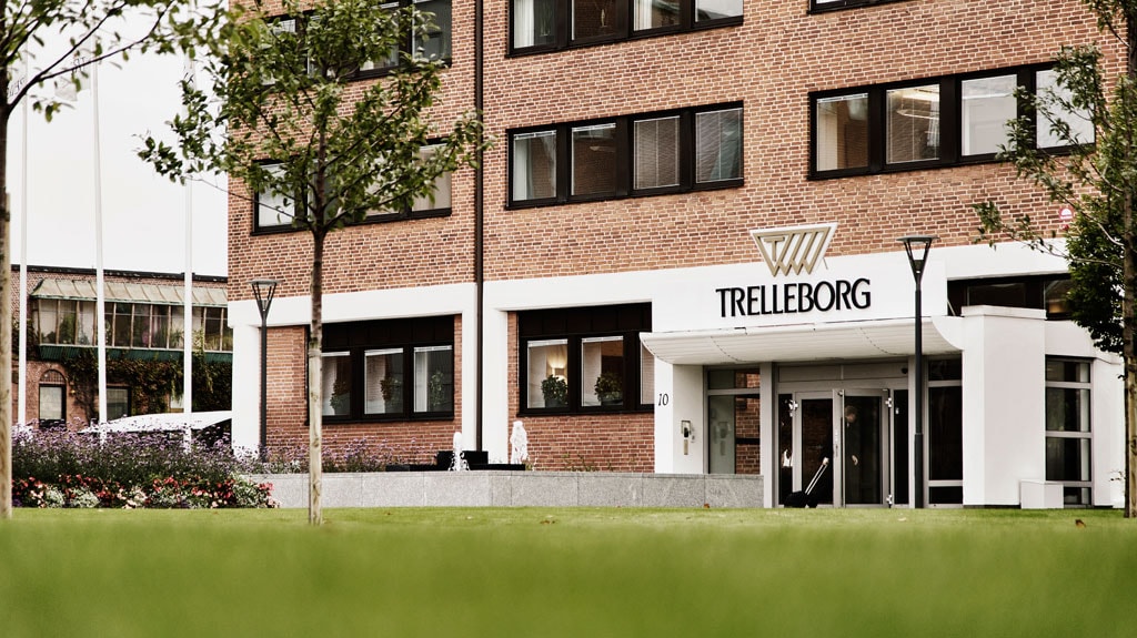 Entrance of Trelleborg HQ