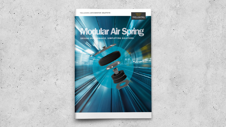 Trelleborg Antivibration solutions Rail Brochure Air spring