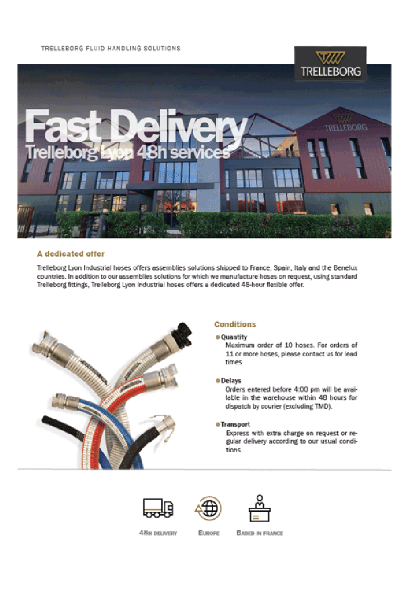 Services - Fast delivery