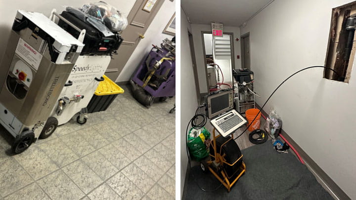 Pipe repair equipment