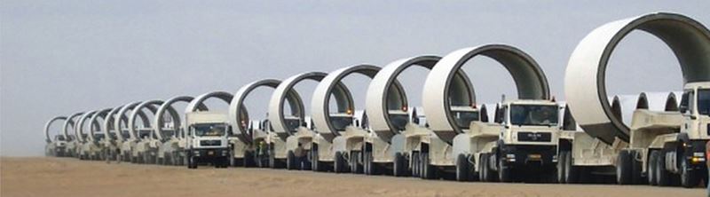 Trelleborg - Case Study -Transporting water from the desert to the cities