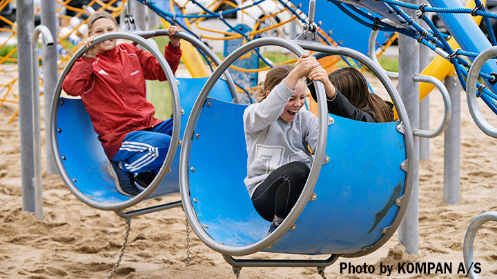 Kids in a playground