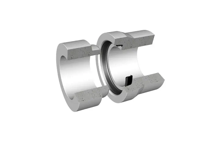 3D Cross section of Trelleborg 165 in a pipe