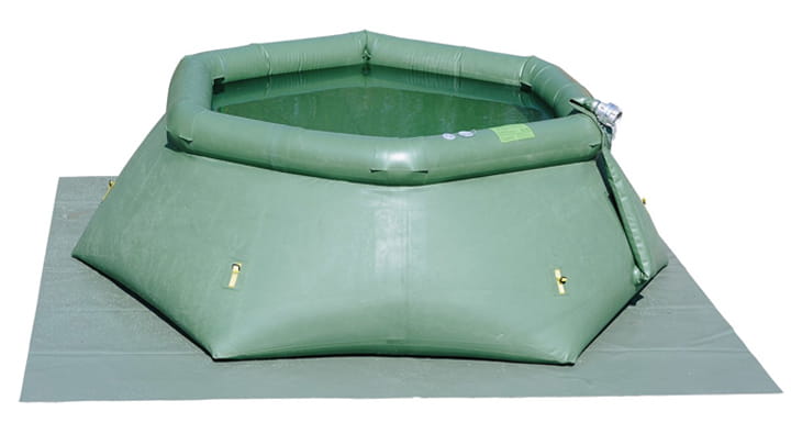 Self supporting interceptive tanks product